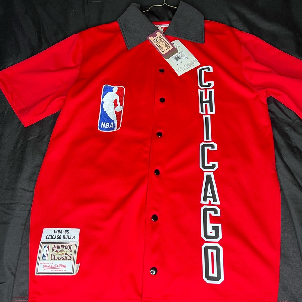 Chicago bulls Mitchell & ness shooting shirt